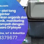 Arduino alat tong sampah pintar memisahkan organik dan non organik.