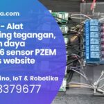 Arduino Alat monitoring tegangan, arus dan daya dengan 6 sensor PZEM berbasis website