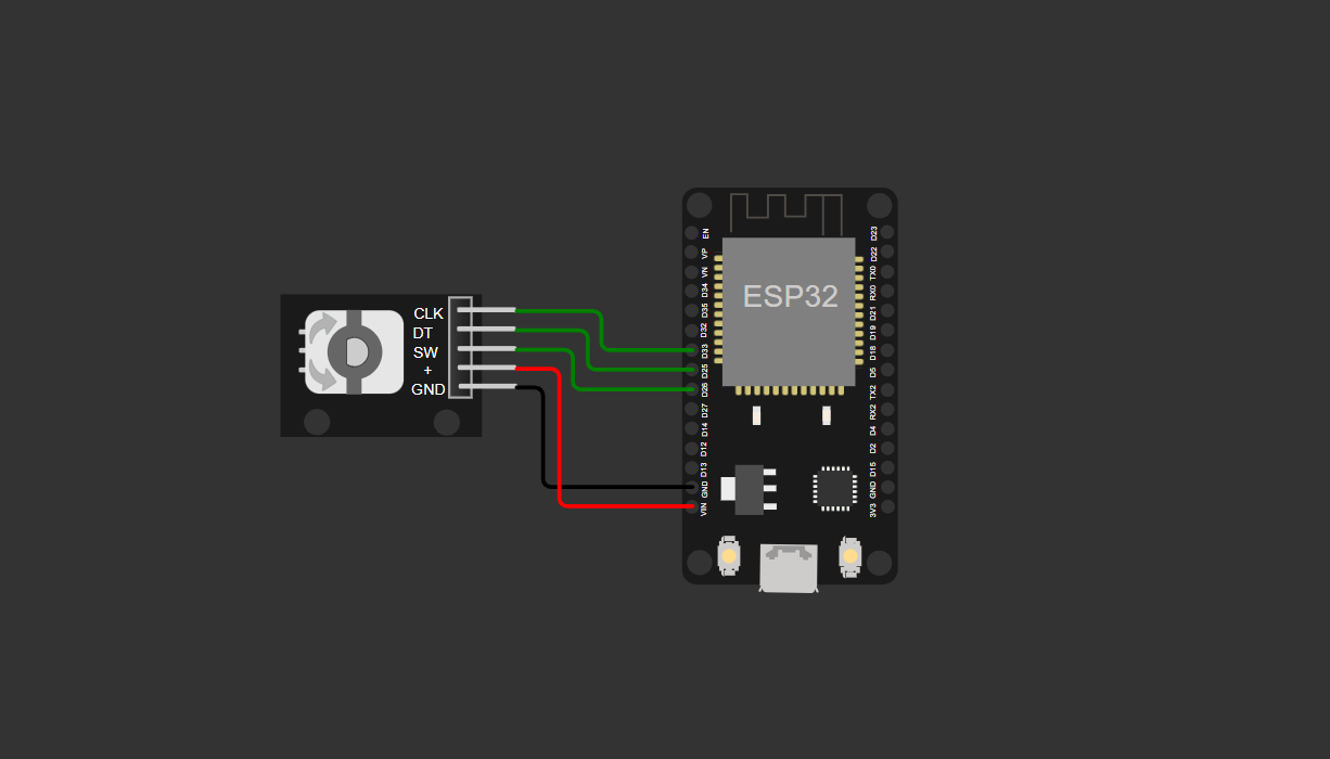 Cara Memprogram Rotary Encoder Pada ESP32