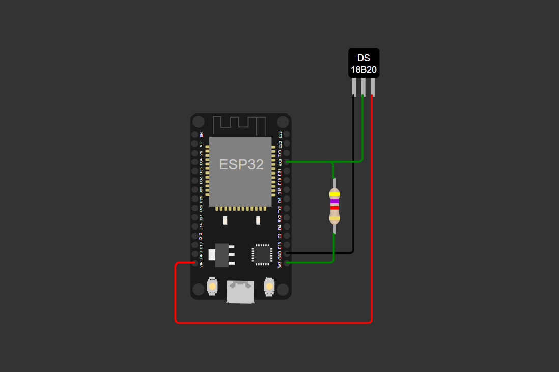 Cara Memprogram Sensor Suhu DS18B20 Pada ESP32