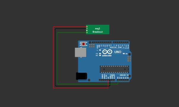 Proyek Arduino UNO + Sensor Gas MQ-2