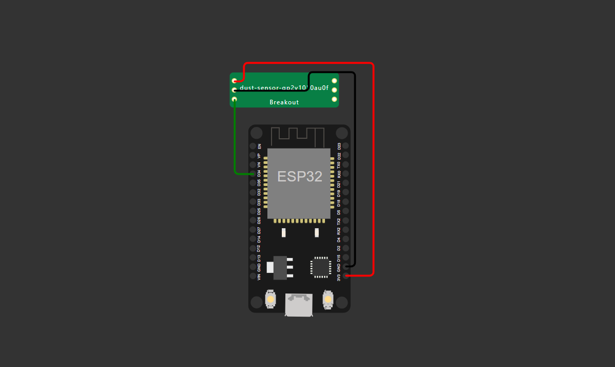 Cara Memprogram Sensor Debu Pada ESP32
