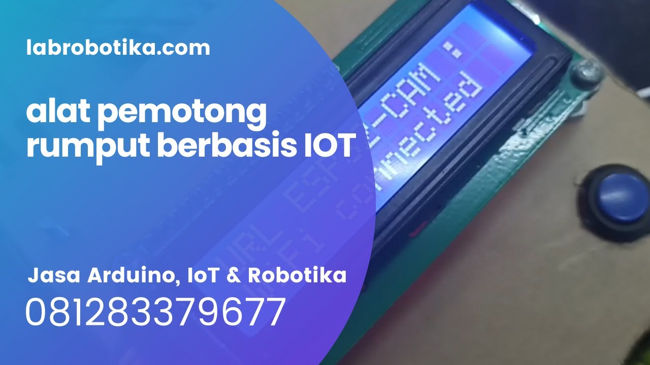 Arduino Alat pemotong rumput berbasis IOT