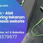 Arduino Alat monitoring tekanan air berbasis website IoT