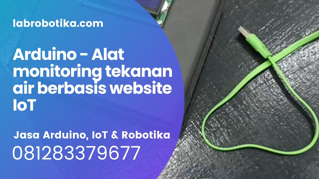 Arduino Alat monitoring tekanan air berbasis website IoT