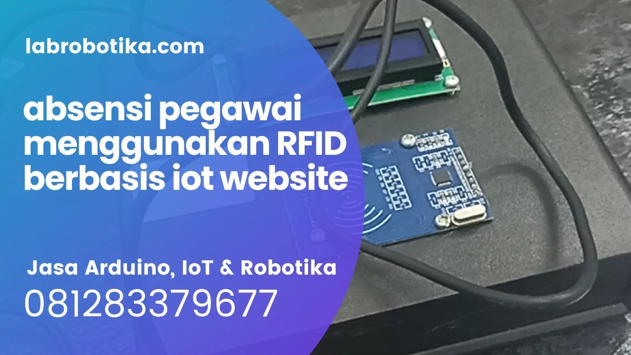 Arduino absensi pegawai menggunakan RFID berbasis iot website