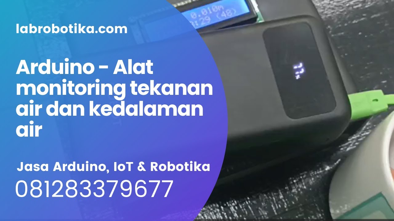Arduino Alat monitoring tekanan air dan kedalaman air