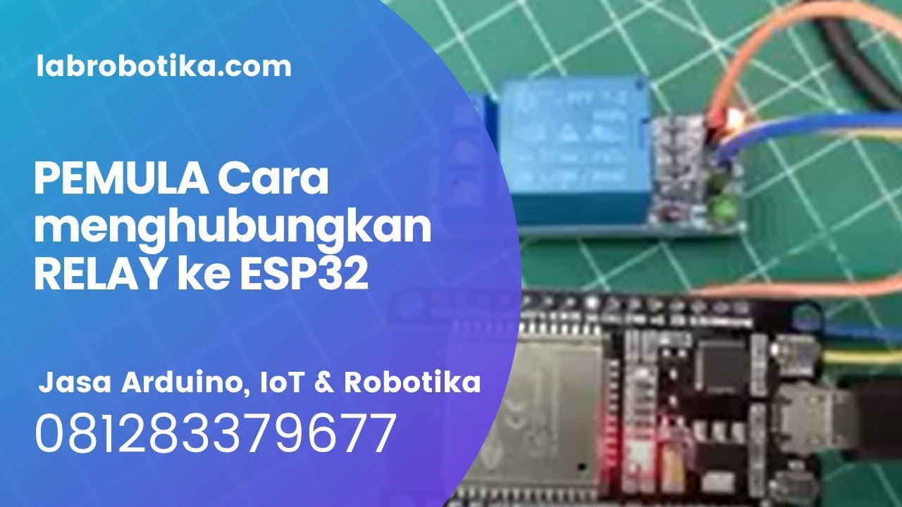 PEMULA Cara menghubungkan RELAY ke ESP32
