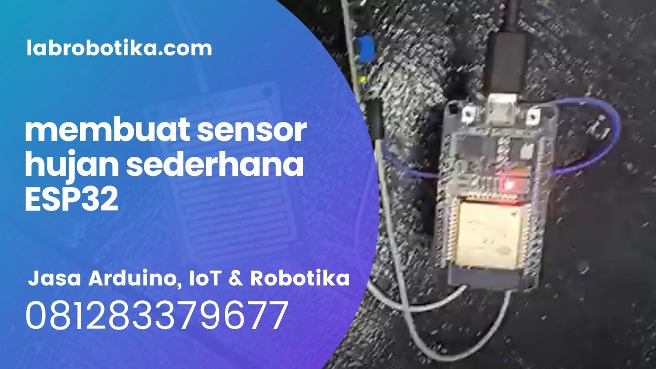 membuat sensor hujan sederhana ESP32