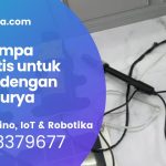 Arduino alat pompa otomatis untuk sawah dengan panel surya