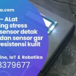 Arduino ALat monitoring stress dengan sensor detak jantung dan sensor gsr deteksi resistensi kulit