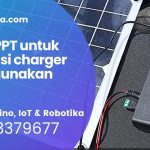 Arduino alat MPPT untuk efesiensi charger menggunakan esp32