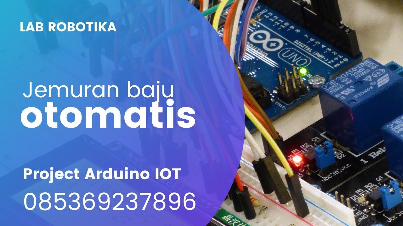 Arduino – Jemuran Otomatis menggunakan arduino mega