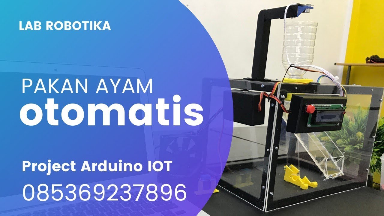 Arduino – Pakan ayam otomatis, kontrol pakan ayam dan suhu kandang menggunakan website IOT