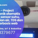 Arduino Project hydroponik otomatis dengan sensor suhu, ketinggian air, TDS dan PH air berbasis web