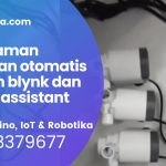 Arduino Penyiraman tanaman otomatis dengan blynk dan google assistant