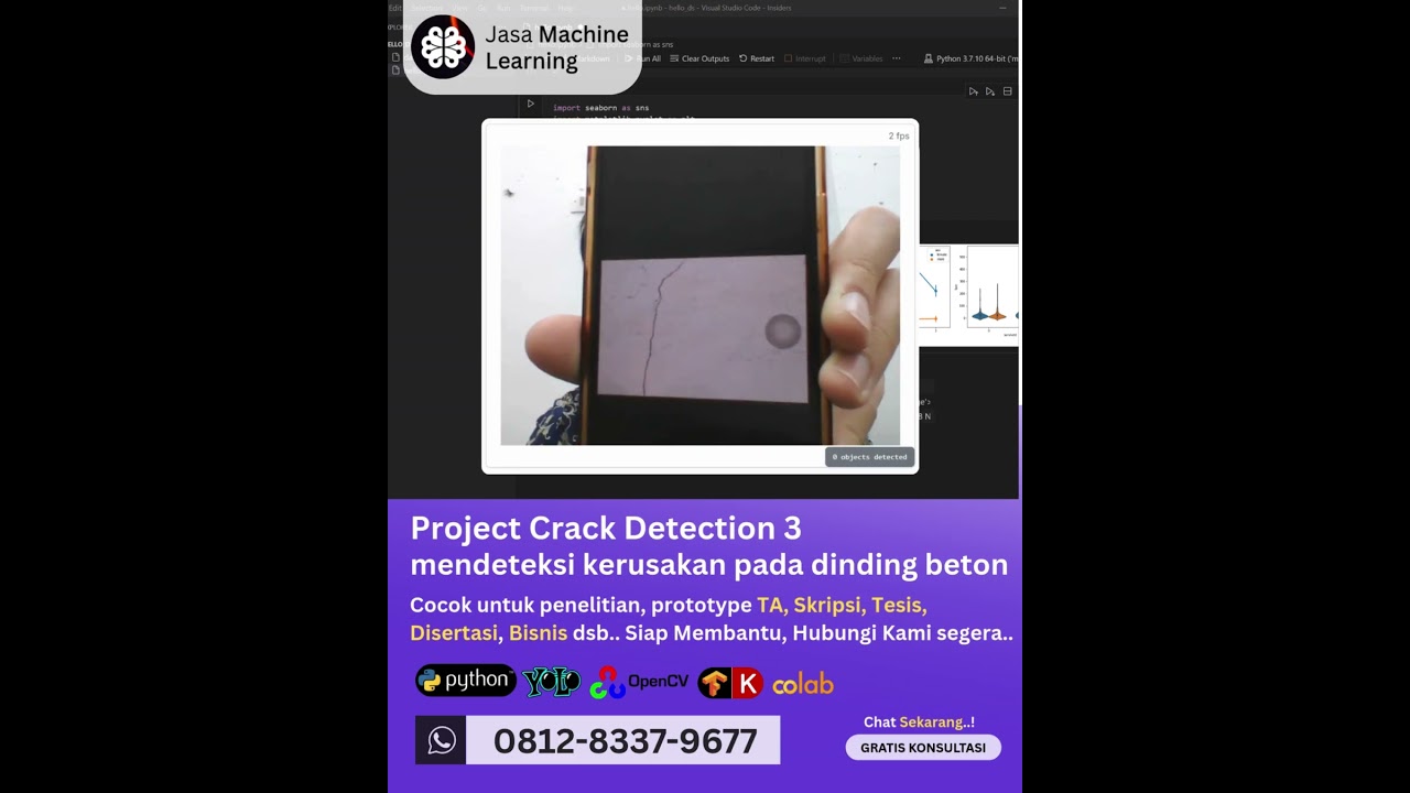 Jasa machine learning project Crack Detection