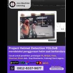 Jasa machine learning Project Helmet Detection YOLO8, mendeteksi penggunaan helm saat berkendara