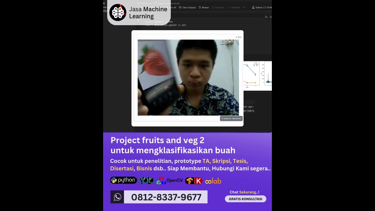 Jasa machine learningProject fruits and veg2, mengklasifikasikan buah