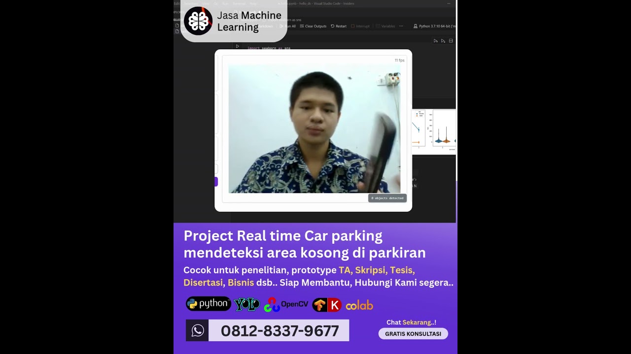 Jasa machine learning Project Real time Car parking