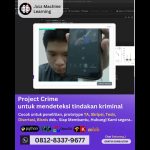 Jasa machine learning Project Crime, mendeteksi tindakan kriminalisi