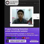 Jasa machine learning Project Clothing Detection, mendeteksi pakaian