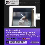 Jasa machine learning Project Smoking, orang sedang merokok