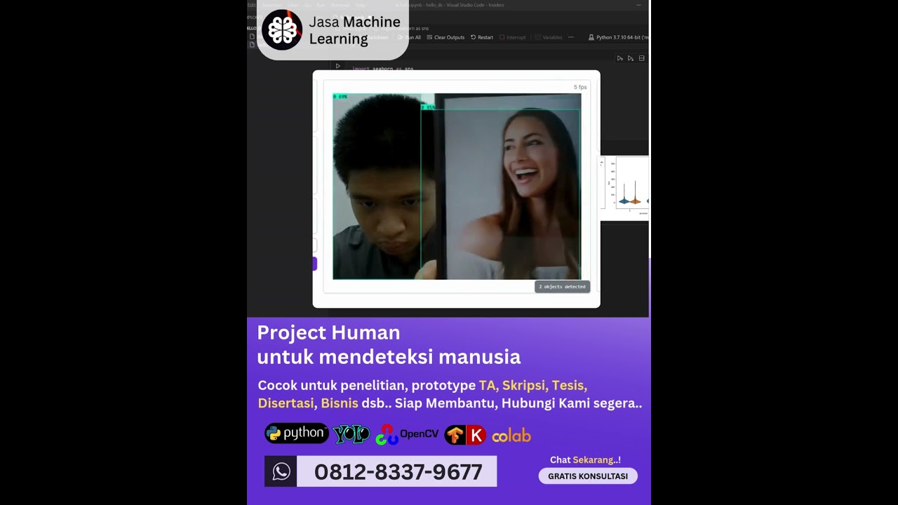 Jasa Machine Learning Project Human Detection, Mendeteksi Manusia