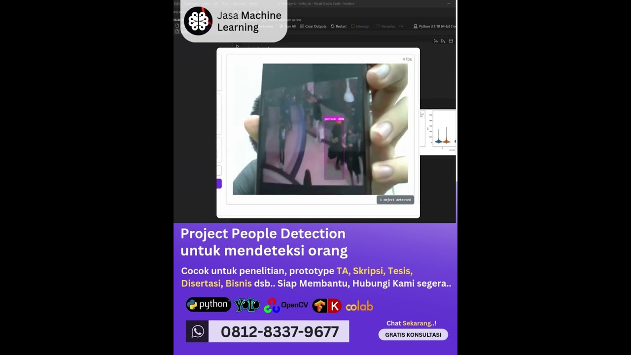 Jasa Machine Learning Project People Detection, Mendeteksi Orang
