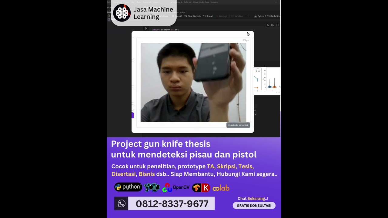 Jasa Machine Learning Project Gun Knife Thesis MenDeteksi Senjata Api dan Pisau