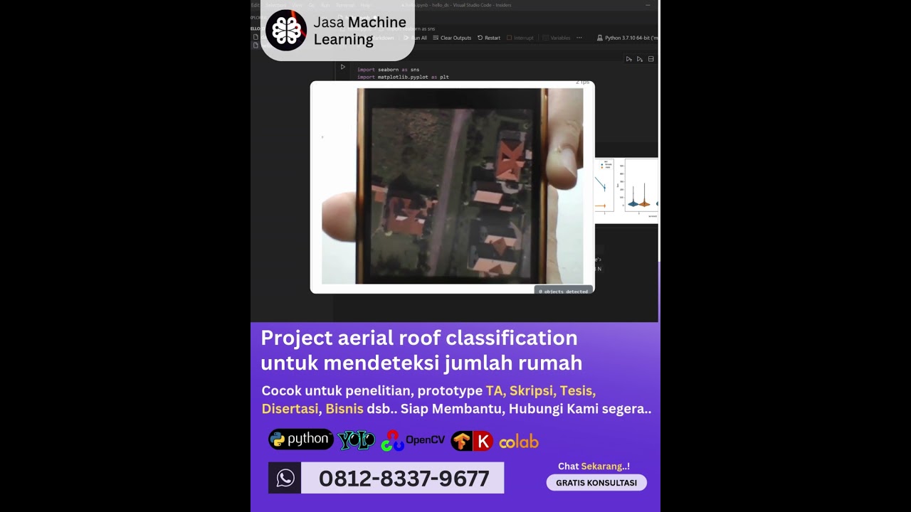 Jasa Machine Learning Project Aerial Roof Classification Mendeteksi Jumlah Rumah