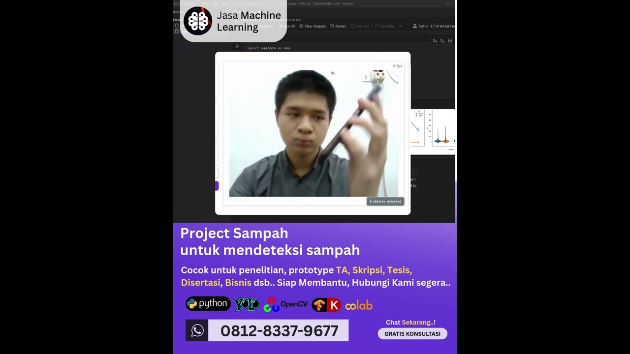 Jasa machine learning Project sampah, mendeteksi sampah