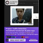 Jasa machine learning Project Traffic Detection, mendeteksi kendaraan di jalan raya