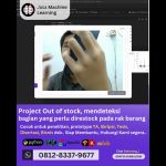 Jasa machine learning Project Out of stock, mendeteksi bagian yang perlu direstok pada barang