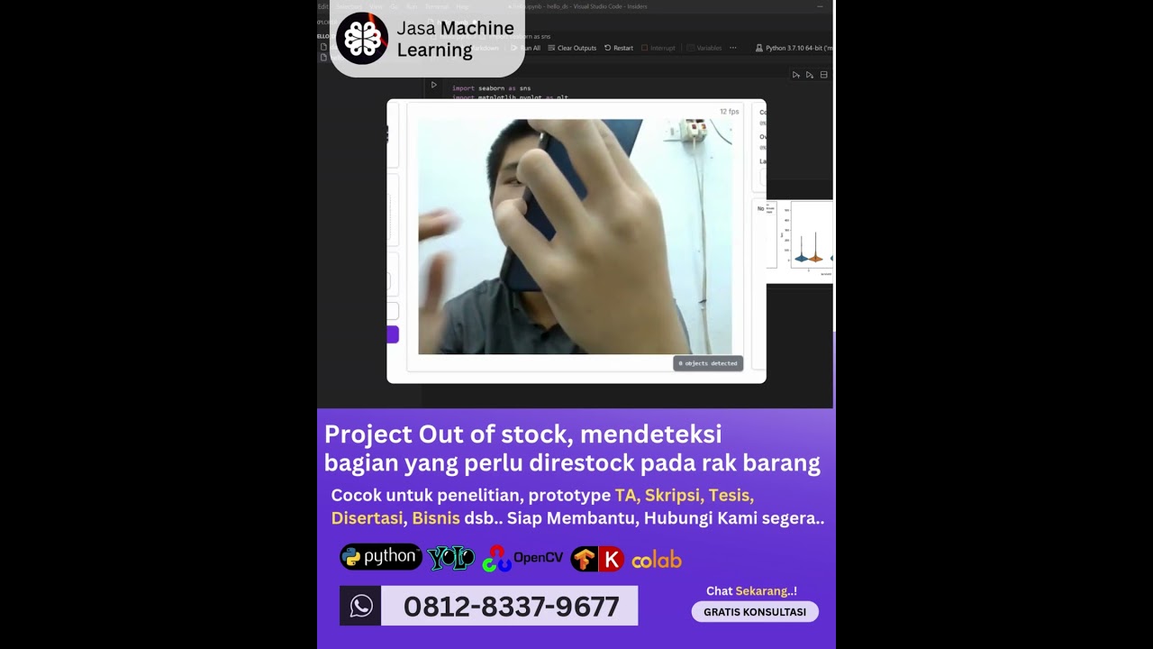 Jasa machine learning Project Out of stock, mendeteksi bagian yang perlu direstok pada barang