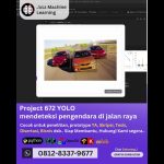 Jasa machine learning Project 672 YOLO, mendeteksi pengendara di jalan raya