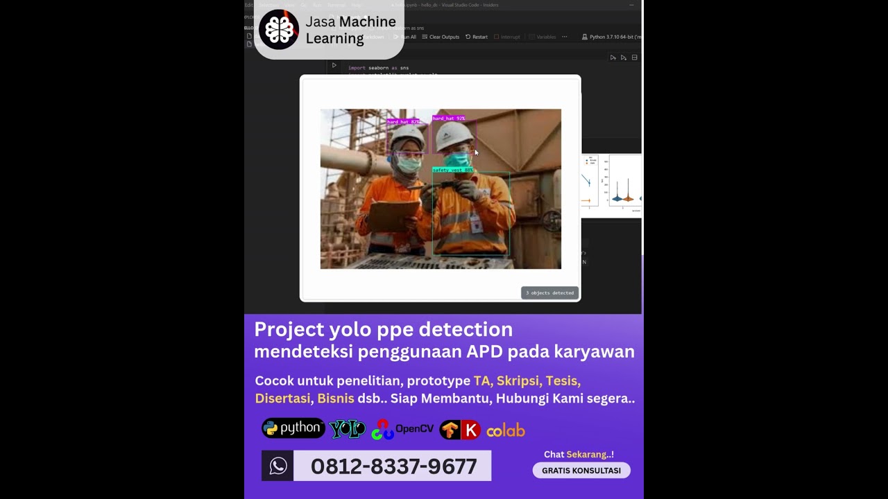 Jasa Machine Learning Project YOLO PPE Detection Otomasi Deteksi Penggunaan APD