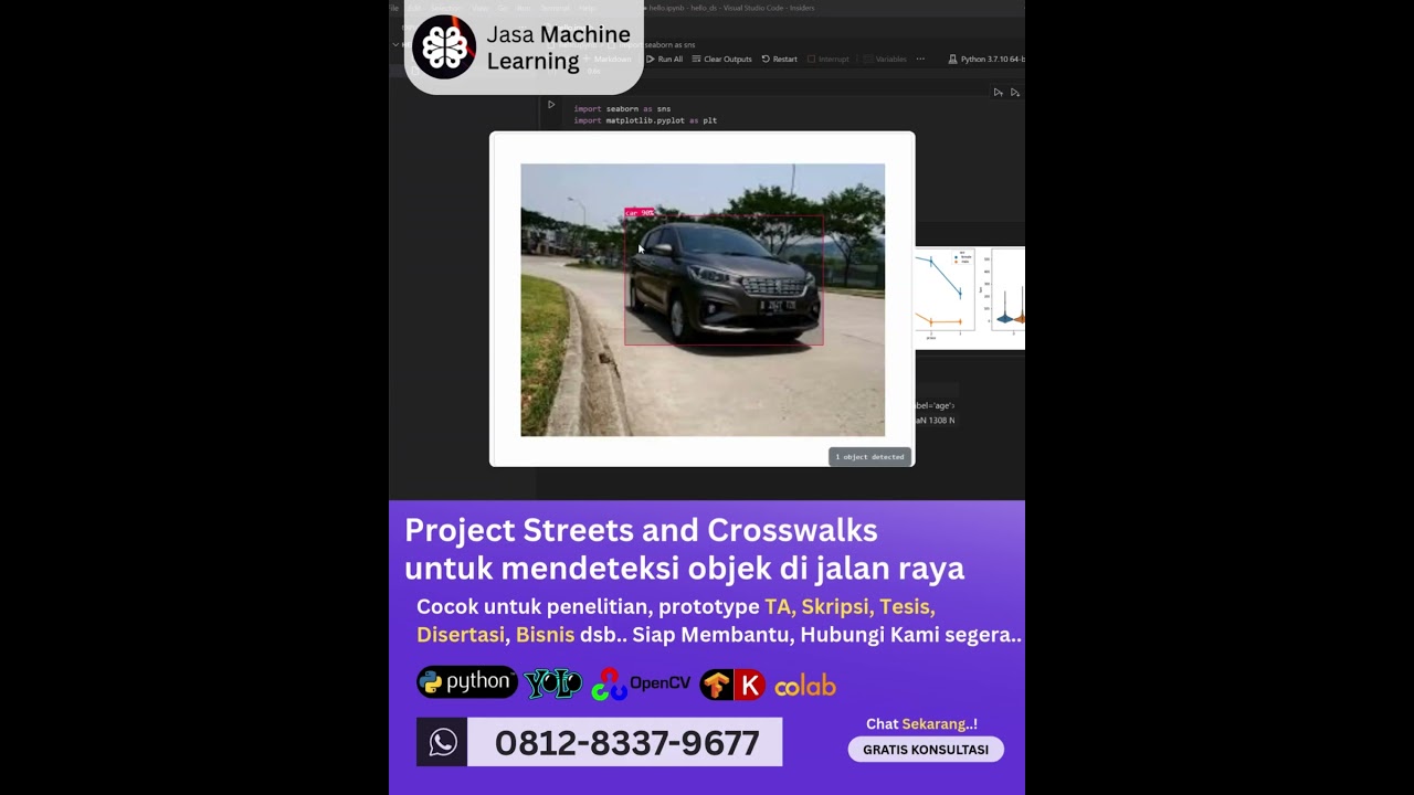 Judul Konten: Jasa Machine Learning Project Streets and Crosswalks, Deteksi Objek di Jalan Raya