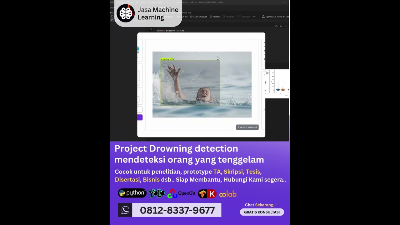 Jasa Machine Learning Project Drowning Detection, Mendeteksi Orang Tenggelam
