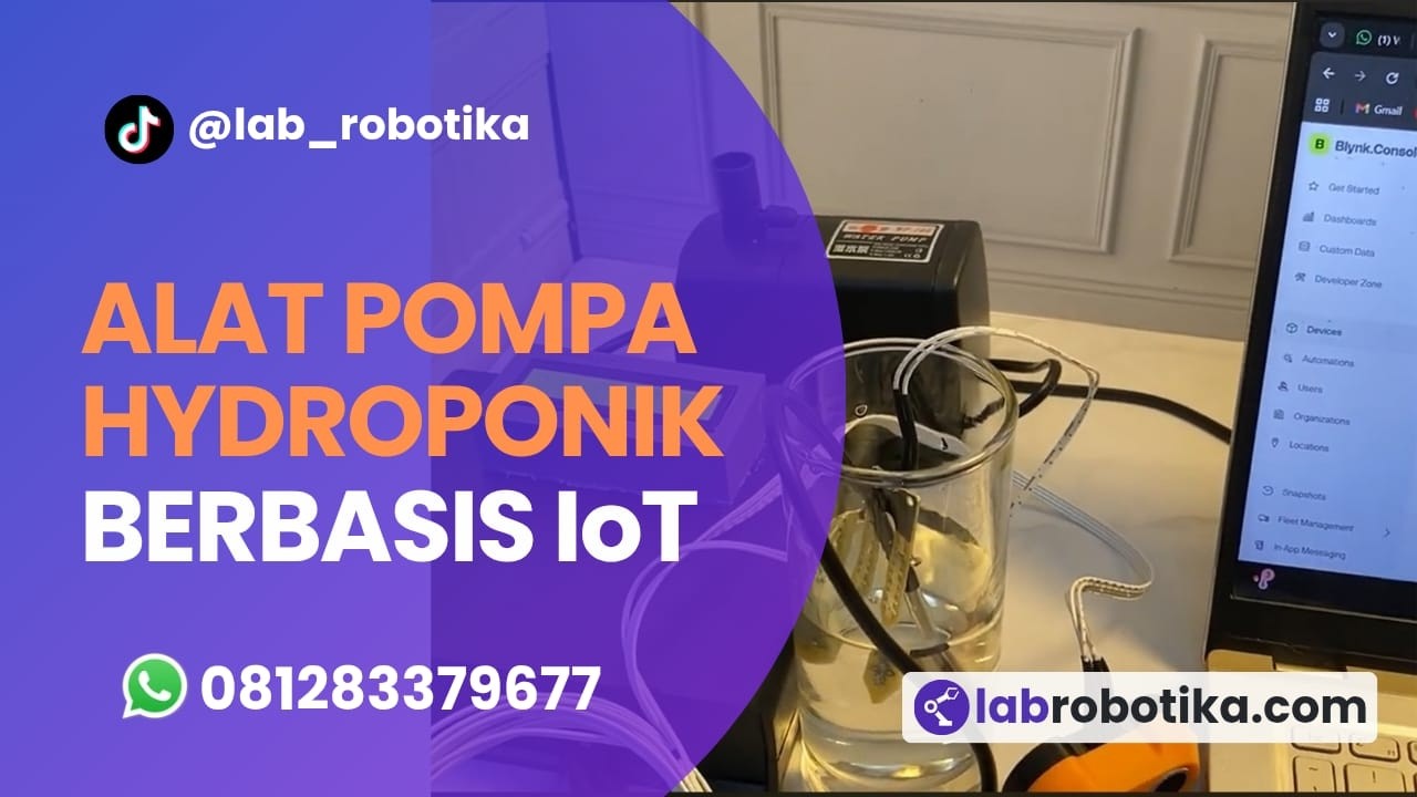 Sistem Pompa Hidroponik Otomatis Berbasis IoT Blynk