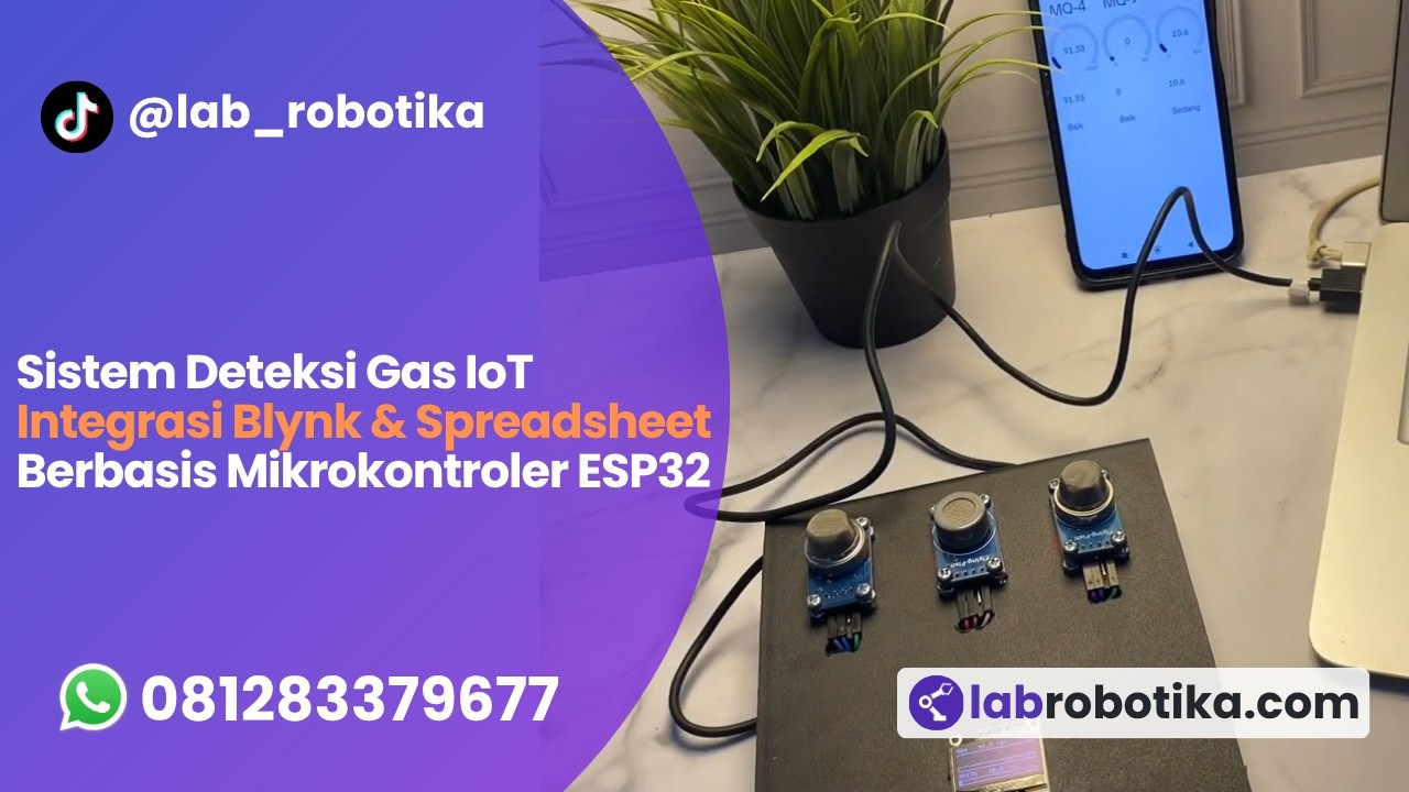 Monitoring Kebocoran Gas Real-Time Berbasis ESP32