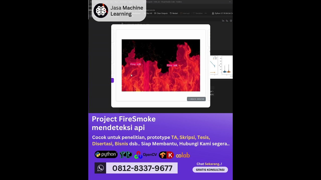 Sistem Deteksi Api dan Asap Otomatis Deep Learning